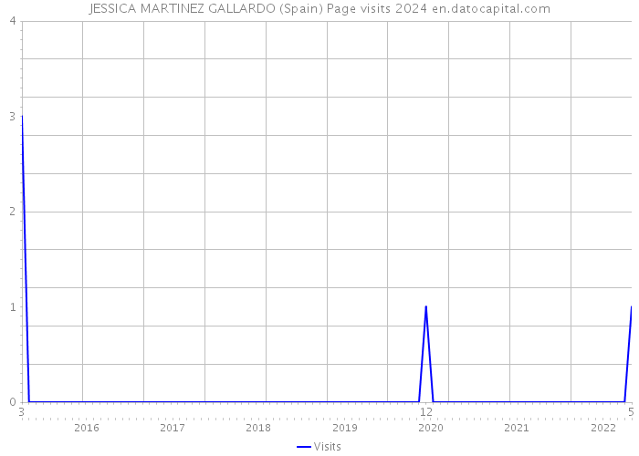 JESSICA MARTINEZ GALLARDO (Spain) Page visits 2024 
