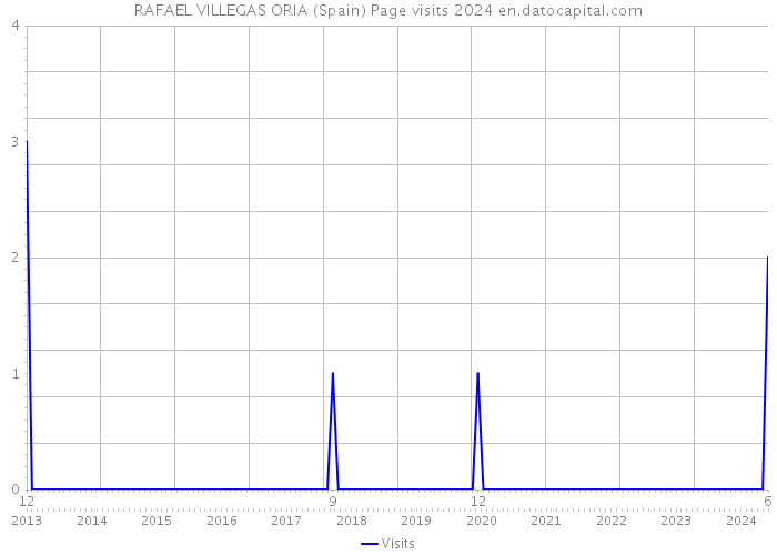 RAFAEL VILLEGAS ORIA (Spain) Page visits 2024 