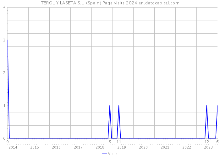 TEROL Y LASETA S.L. (Spain) Page visits 2024 