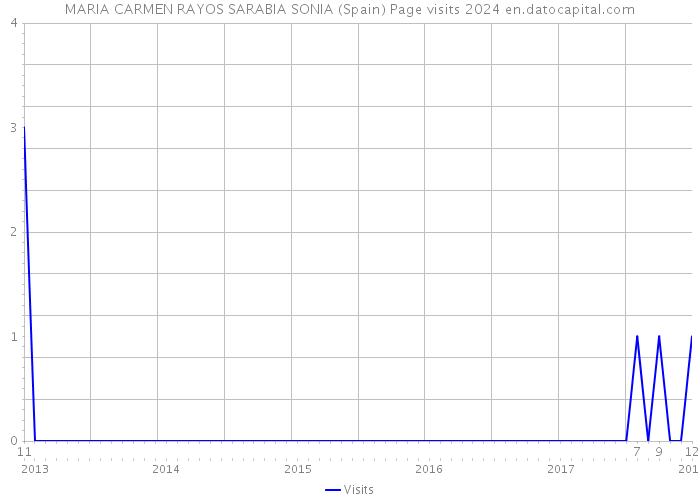 MARIA CARMEN RAYOS SARABIA SONIA (Spain) Page visits 2024 