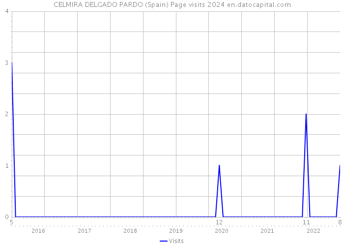 CELMIRA DELGADO PARDO (Spain) Page visits 2024 