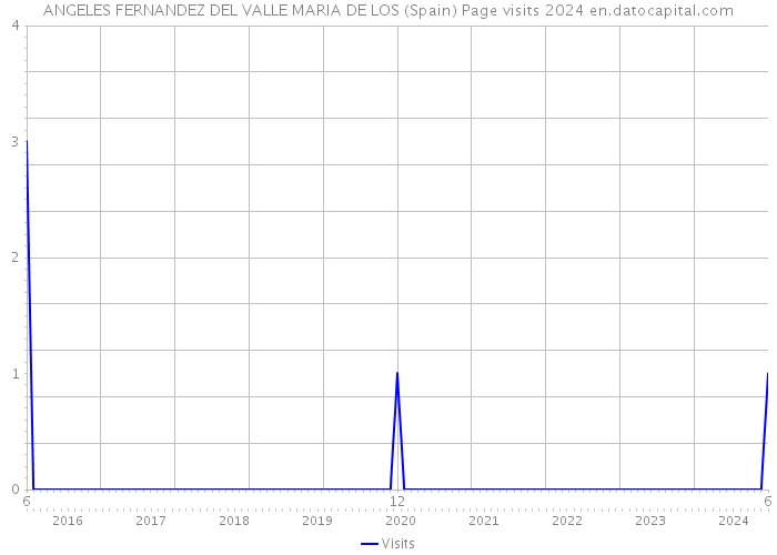 ANGELES FERNANDEZ DEL VALLE MARIA DE LOS (Spain) Page visits 2024 