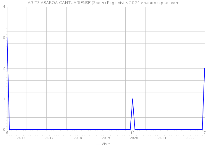 ARITZ ABAROA CANTUARIENSE (Spain) Page visits 2024 