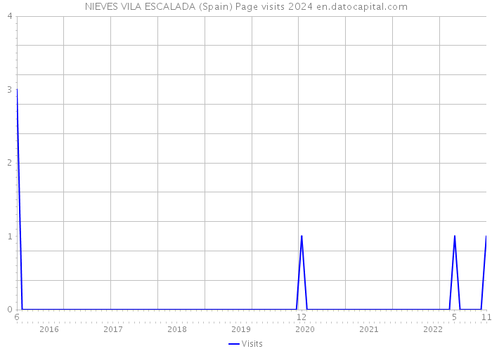 NIEVES VILA ESCALADA (Spain) Page visits 2024 
