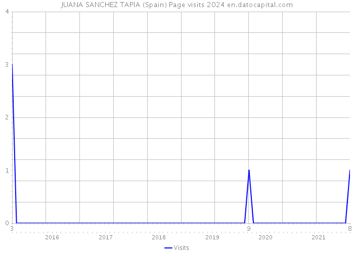 JUANA SANCHEZ TAPIA (Spain) Page visits 2024 