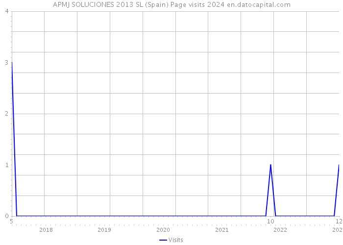 APMJ SOLUCIONES 2013 SL (Spain) Page visits 2024 