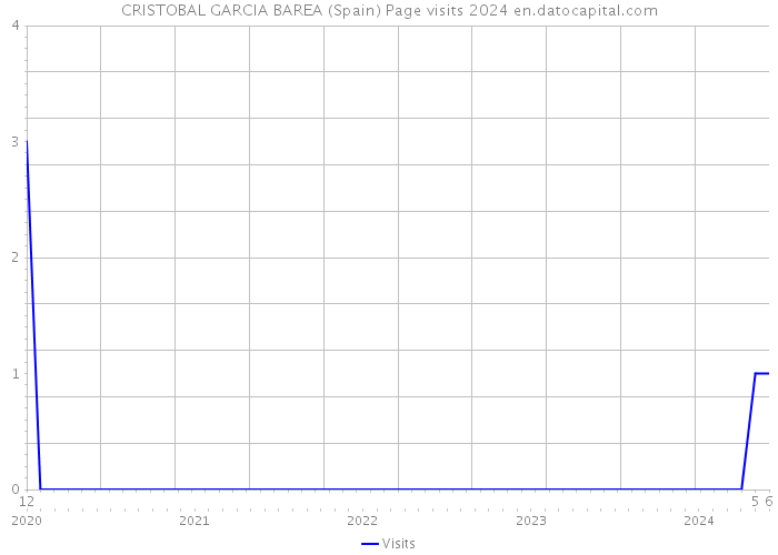 CRISTOBAL GARCIA BAREA (Spain) Page visits 2024 