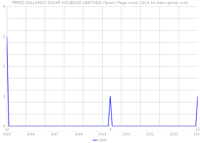 PEREZ GALLARDO SOLAR SOCIEDAD LIMITADA (Spain) Page visits 2024 