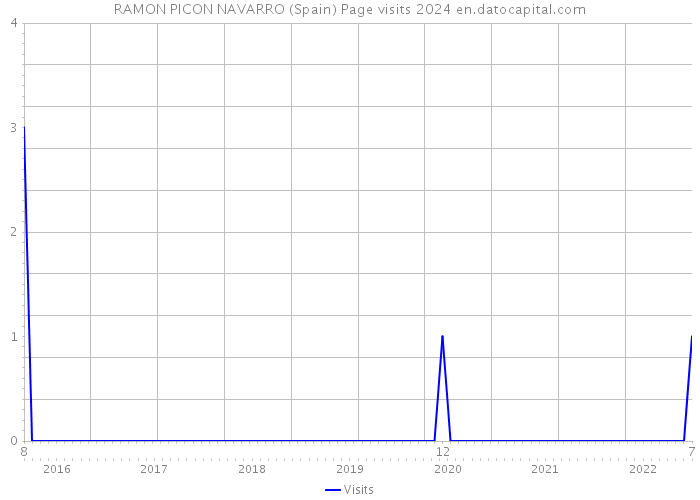 RAMON PICON NAVARRO (Spain) Page visits 2024 