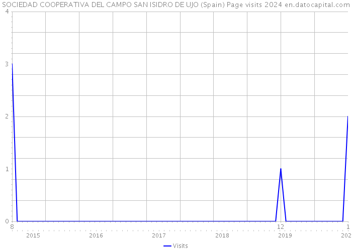 SOCIEDAD COOPERATIVA DEL CAMPO SAN ISIDRO DE UJO (Spain) Page visits 2024 