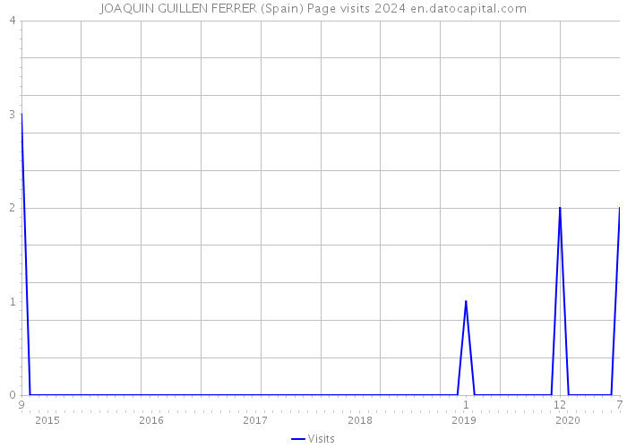 JOAQUIN GUILLEN FERRER (Spain) Page visits 2024 