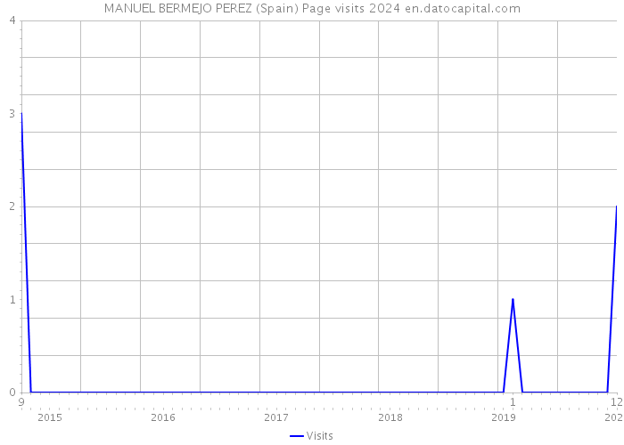 MANUEL BERMEJO PEREZ (Spain) Page visits 2024 