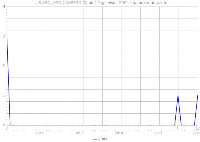 LUIS ARQUERO CARRERO (Spain) Page visits 2024 