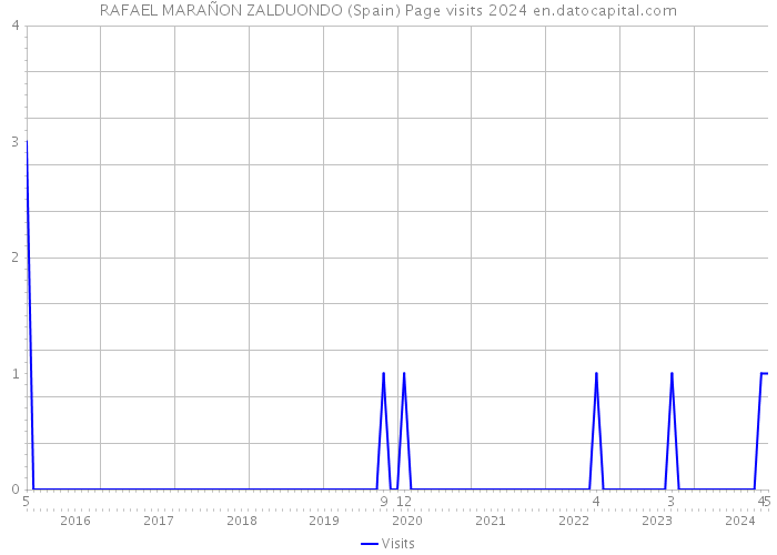 RAFAEL MARAÑON ZALDUONDO (Spain) Page visits 2024 