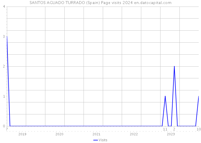 SANTOS AGUADO TURRADO (Spain) Page visits 2024 