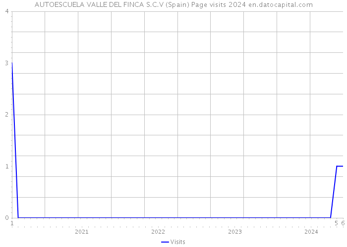 AUTOESCUELA VALLE DEL FINCA S.C.V (Spain) Page visits 2024 