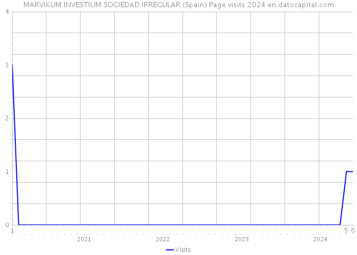 MARVIKUM INVESTIUM SOCIEDAD IRREGULAR (Spain) Page visits 2024 