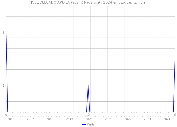 JOSE DELGADO ARDILA (Spain) Page visits 2024 