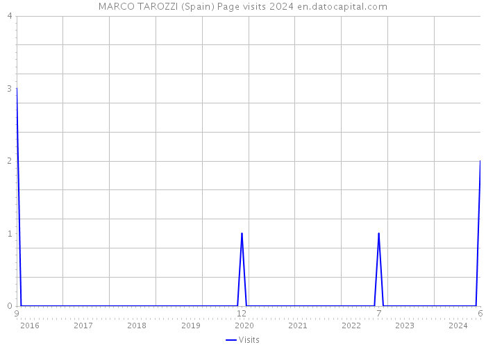 MARCO TAROZZI (Spain) Page visits 2024 