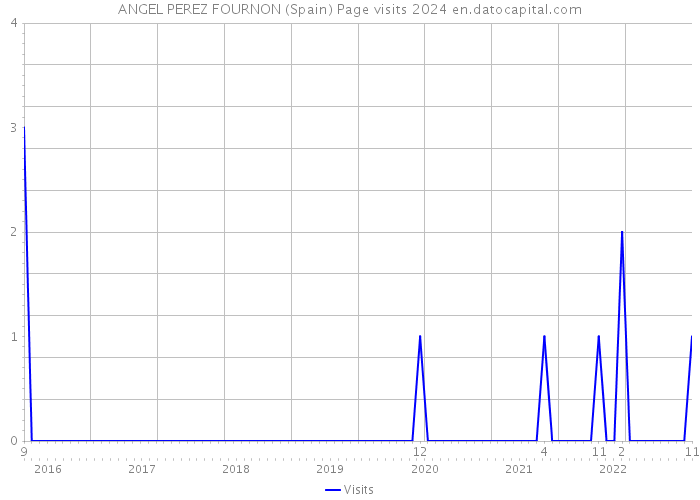 ANGEL PEREZ FOURNON (Spain) Page visits 2024 