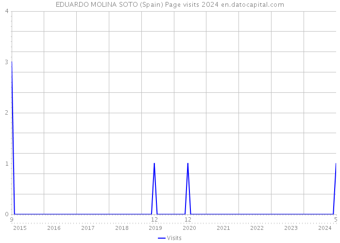 EDUARDO MOLINA SOTO (Spain) Page visits 2024 