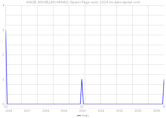 ANGEL MOVELLAN ARNAIZ (Spain) Page visits 2024 