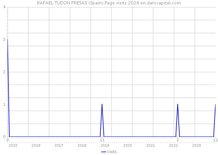 RAFAEL TUDON PRESAS (Spain) Page visits 2024 
