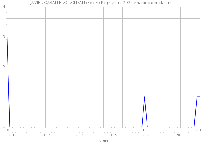 JAVIER CABALLERO ROLDAN (Spain) Page visits 2024 
