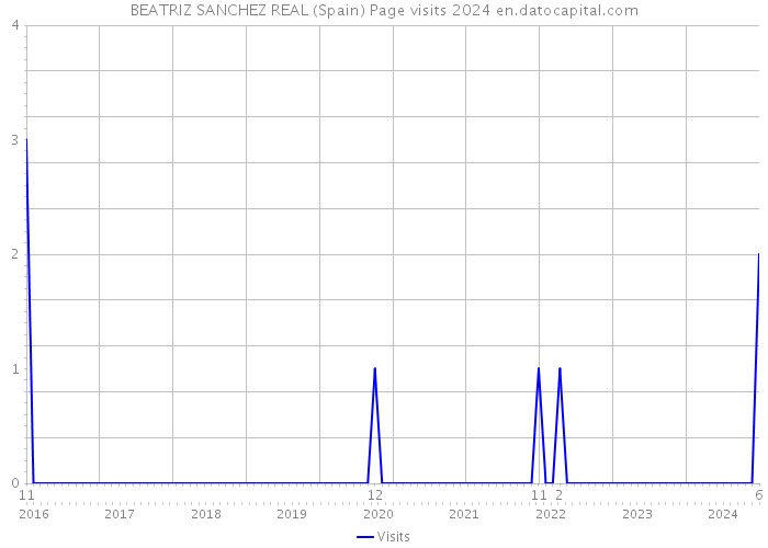 BEATRIZ SANCHEZ REAL (Spain) Page visits 2024 