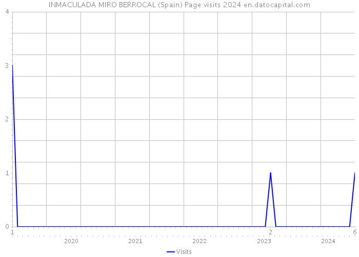 INMACULADA MIRO BERROCAL (Spain) Page visits 2024 