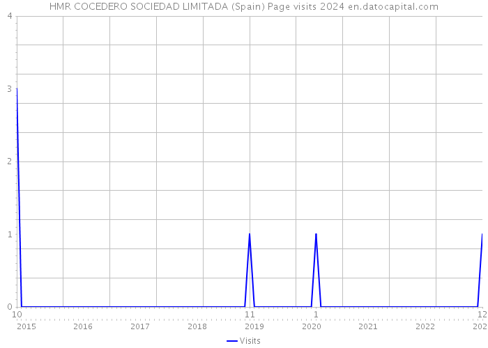 HMR COCEDERO SOCIEDAD LIMITADA (Spain) Page visits 2024 