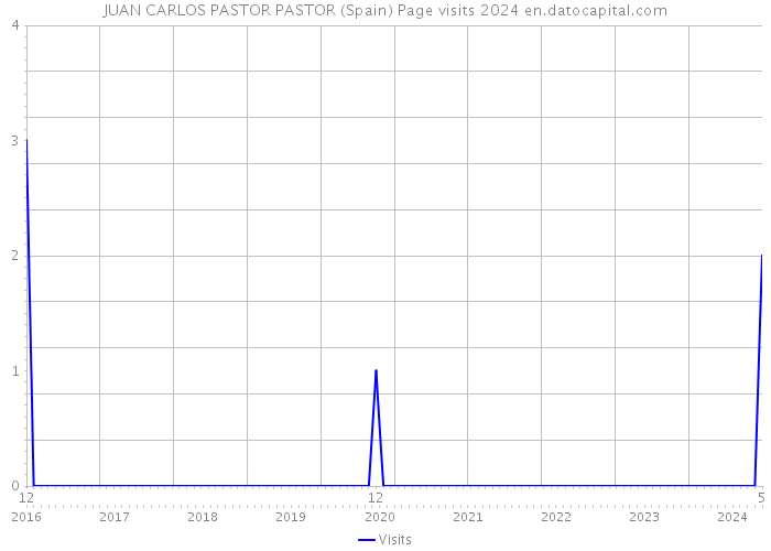 JUAN CARLOS PASTOR PASTOR (Spain) Page visits 2024 