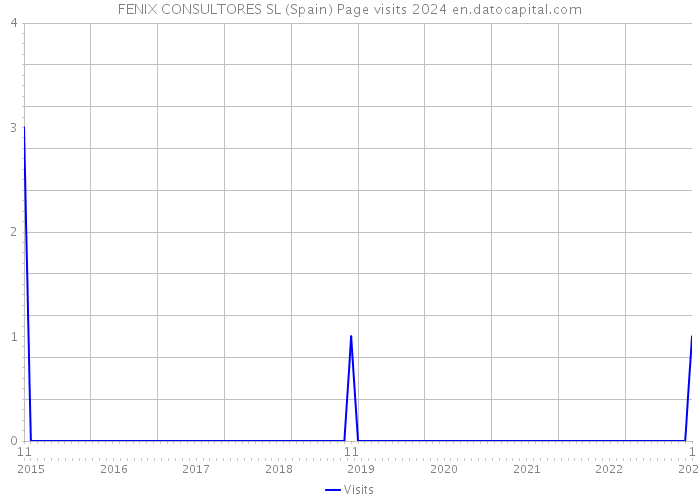 FENIX CONSULTORES SL (Spain) Page visits 2024 