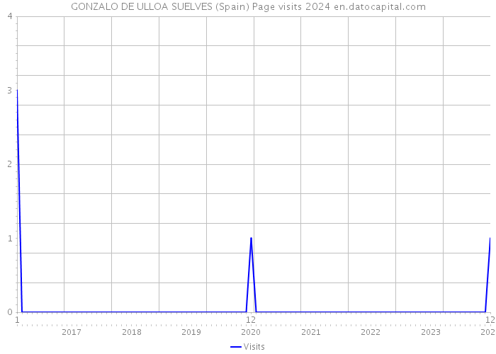 GONZALO DE ULLOA SUELVES (Spain) Page visits 2024 