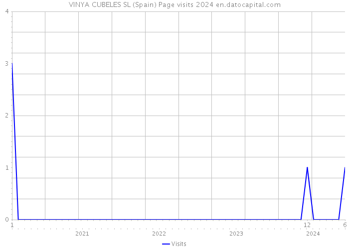 VINYA CUBELES SL (Spain) Page visits 2024 