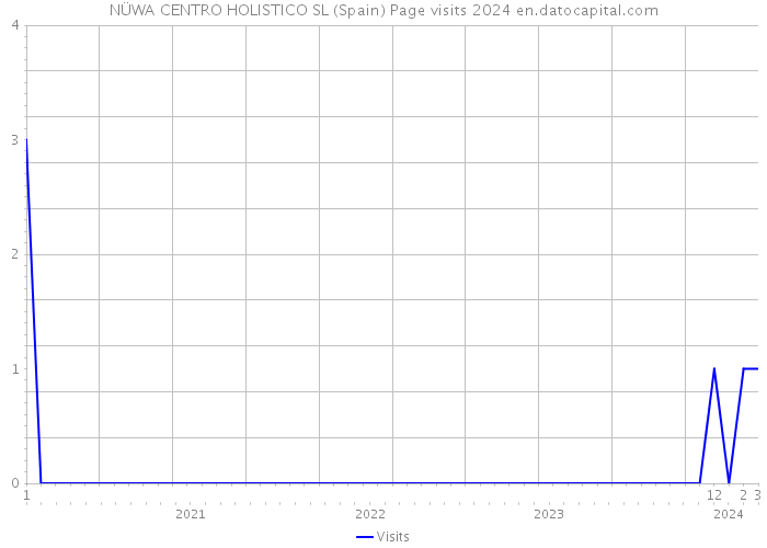 NÜWA CENTRO HOLISTICO SL (Spain) Page visits 2024 