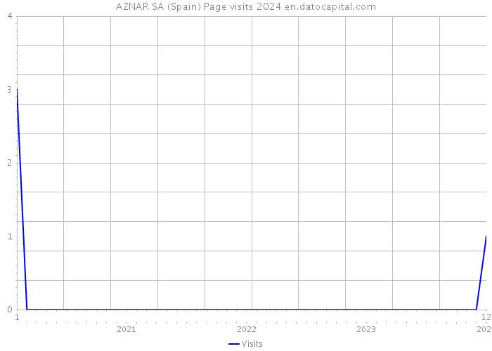 AZNAR SA (Spain) Page visits 2024 