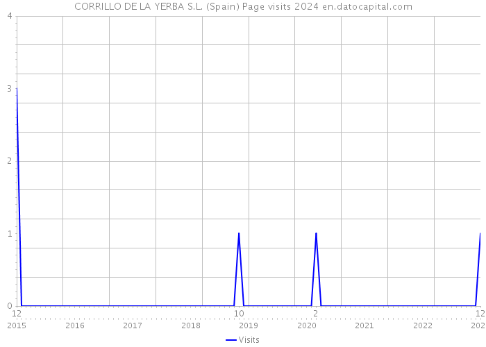 CORRILLO DE LA YERBA S.L. (Spain) Page visits 2024 