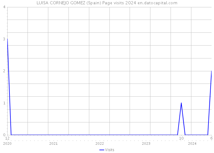 LUISA CORNEJO GOMEZ (Spain) Page visits 2024 