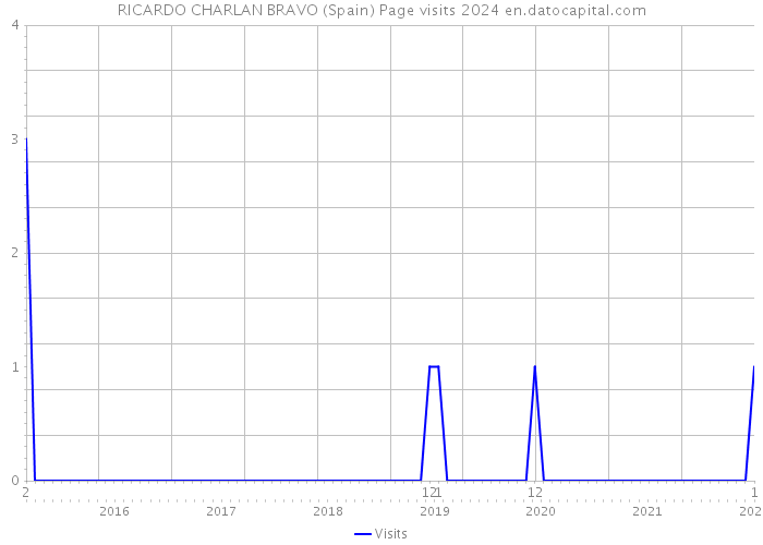 RICARDO CHARLAN BRAVO (Spain) Page visits 2024 