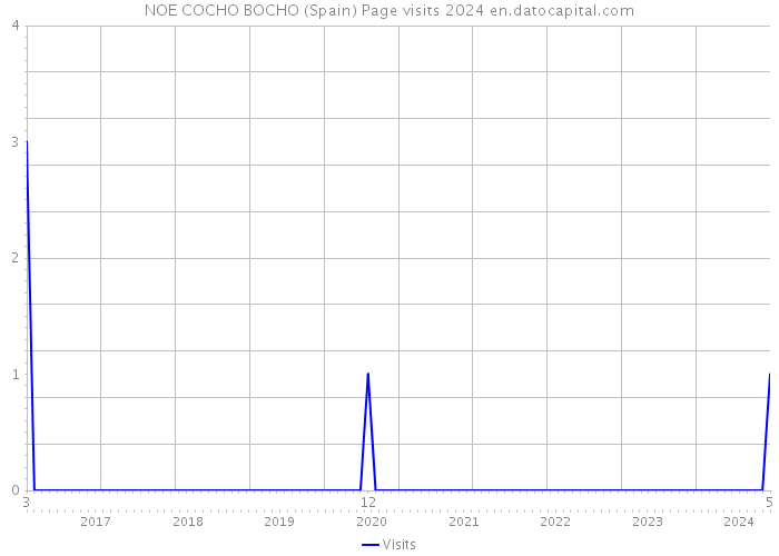 NOE COCHO BOCHO (Spain) Page visits 2024 