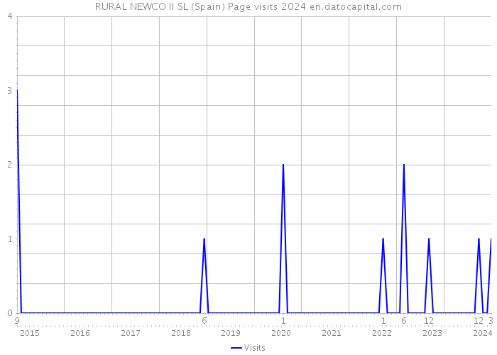 RURAL NEWCO II SL (Spain) Page visits 2024 