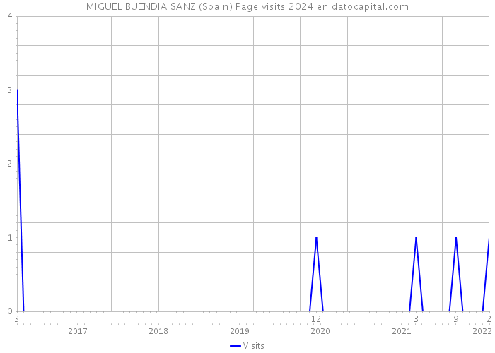 MIGUEL BUENDIA SANZ (Spain) Page visits 2024 