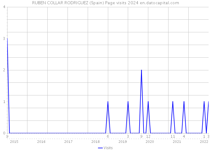 RUBEN COLLAR RODRIGUEZ (Spain) Page visits 2024 