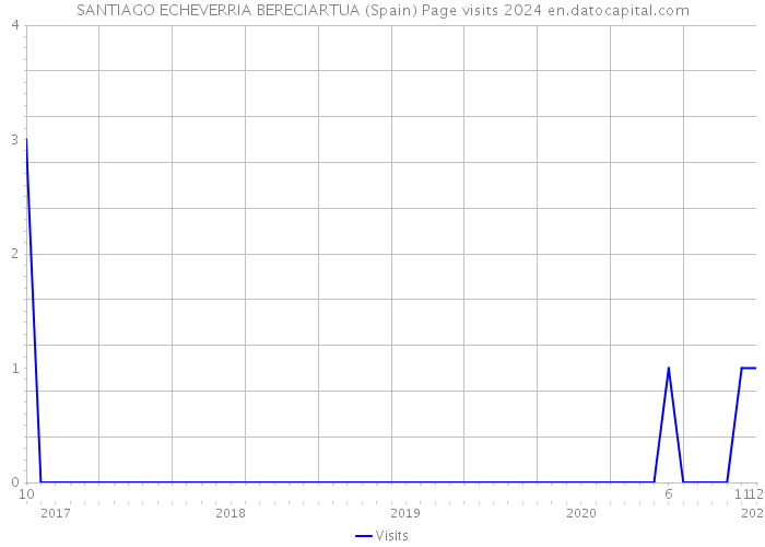 SANTIAGO ECHEVERRIA BERECIARTUA (Spain) Page visits 2024 