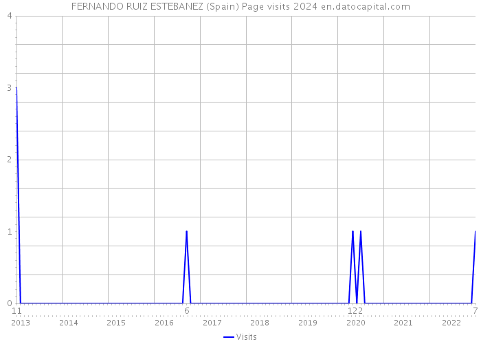 FERNANDO RUIZ ESTEBANEZ (Spain) Page visits 2024 