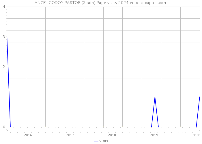 ANGEL GODOY PASTOR (Spain) Page visits 2024 