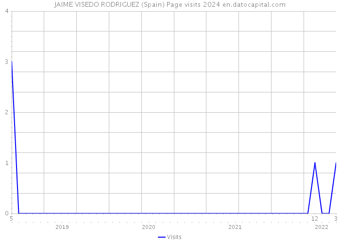 JAIME VISEDO RODRIGUEZ (Spain) Page visits 2024 