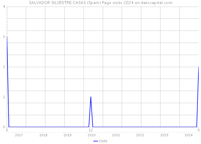 SALVADOR SILVESTRE CASAS (Spain) Page visits 2024 