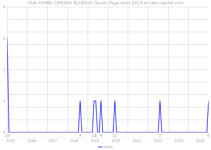 ANA-ISABEL CAMARA EGUINOA (Spain) Page visits 2024 